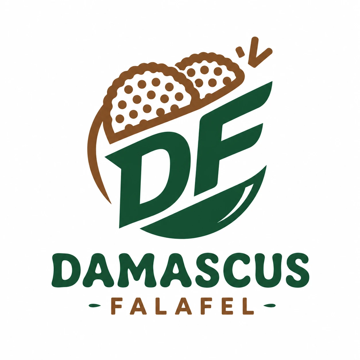 Damascus Falafel brand identity