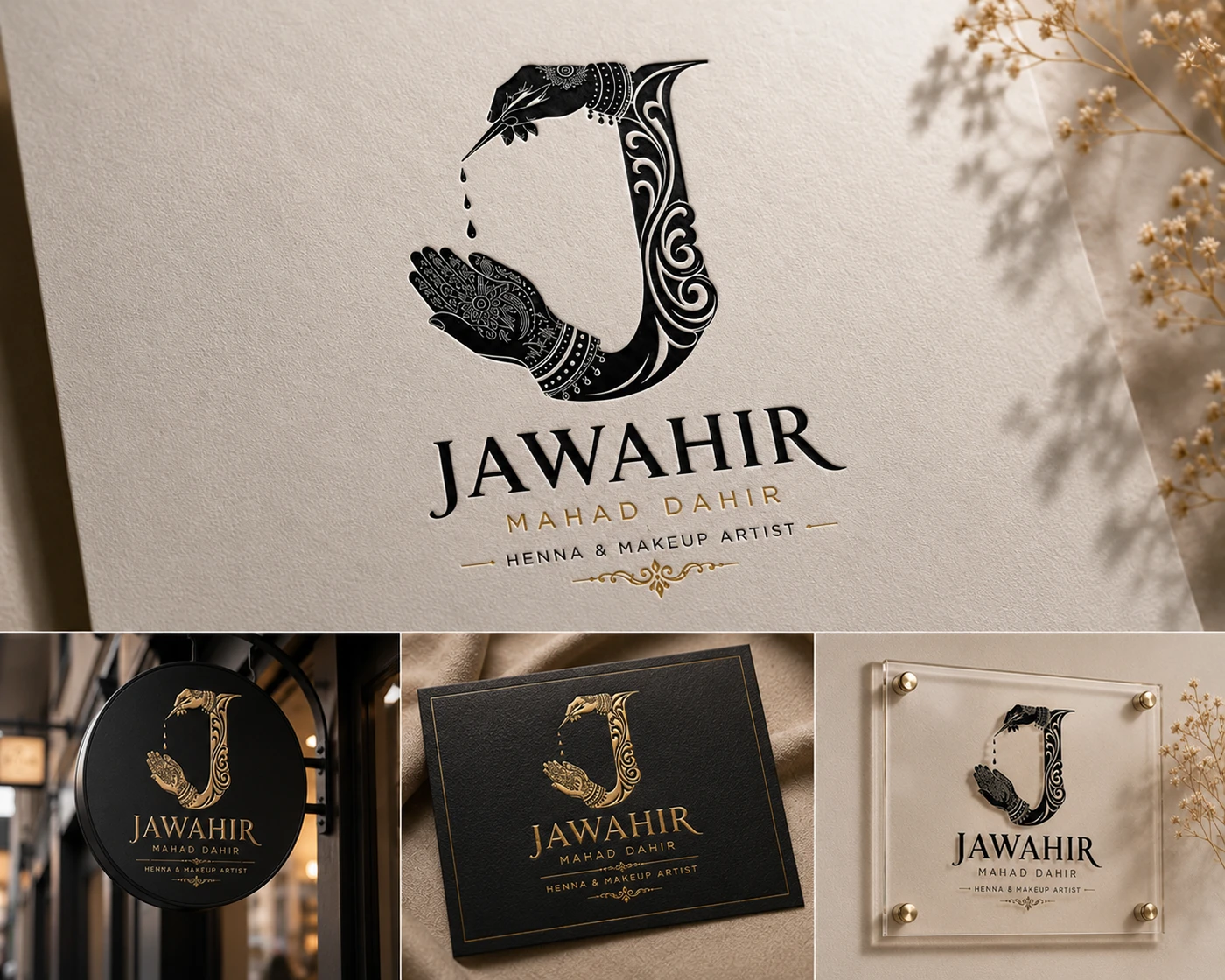 Jawahir Arts: henna and make-up brand