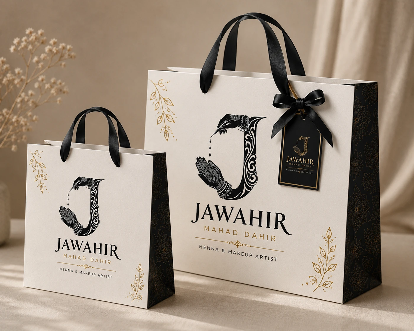Jawahir Arts: henna and make-up brand