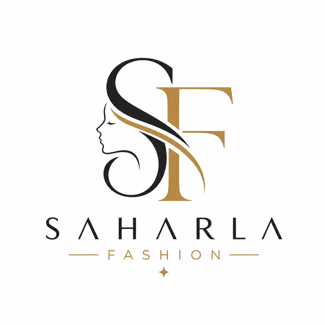 Saharla Fashion logo and boutique