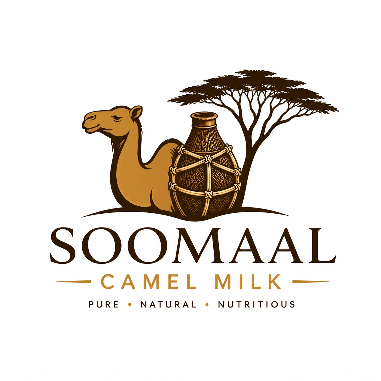 Soomaal Camel Milk: brand and packaging
