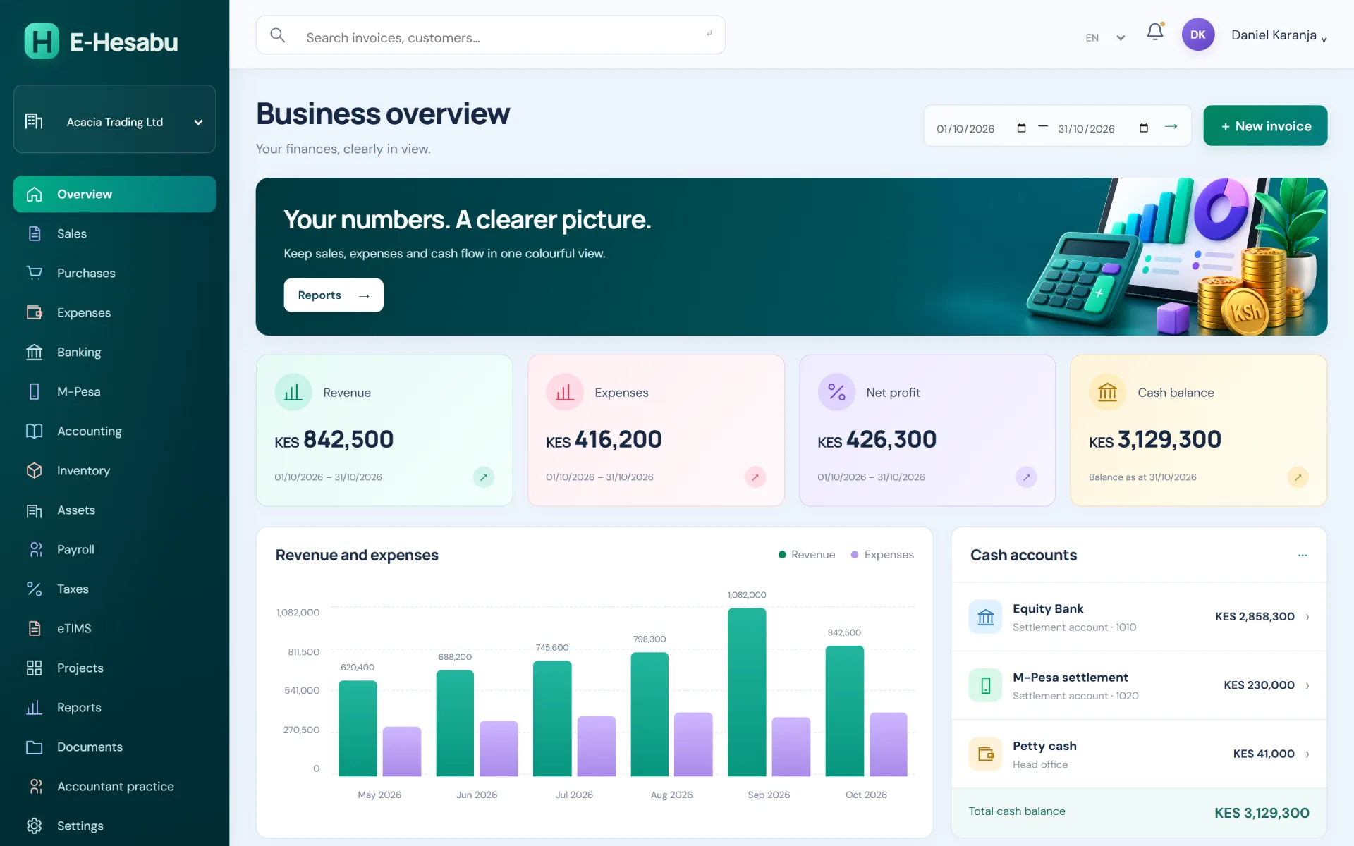 E-Hesabu: Accounting for East African Businesses