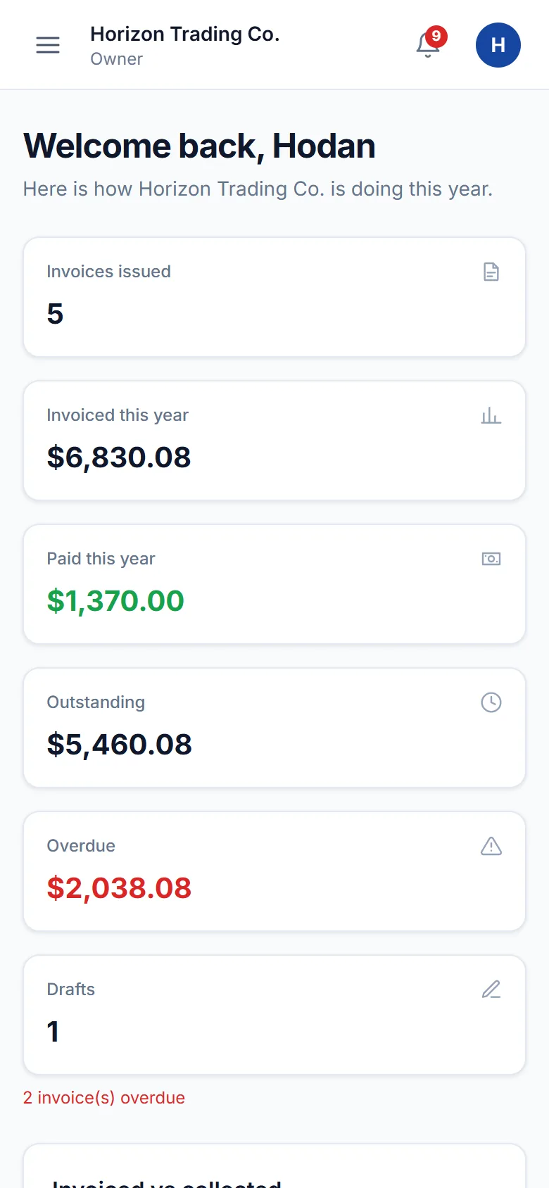 Sakiin Invoice Pro: Online Invoicing