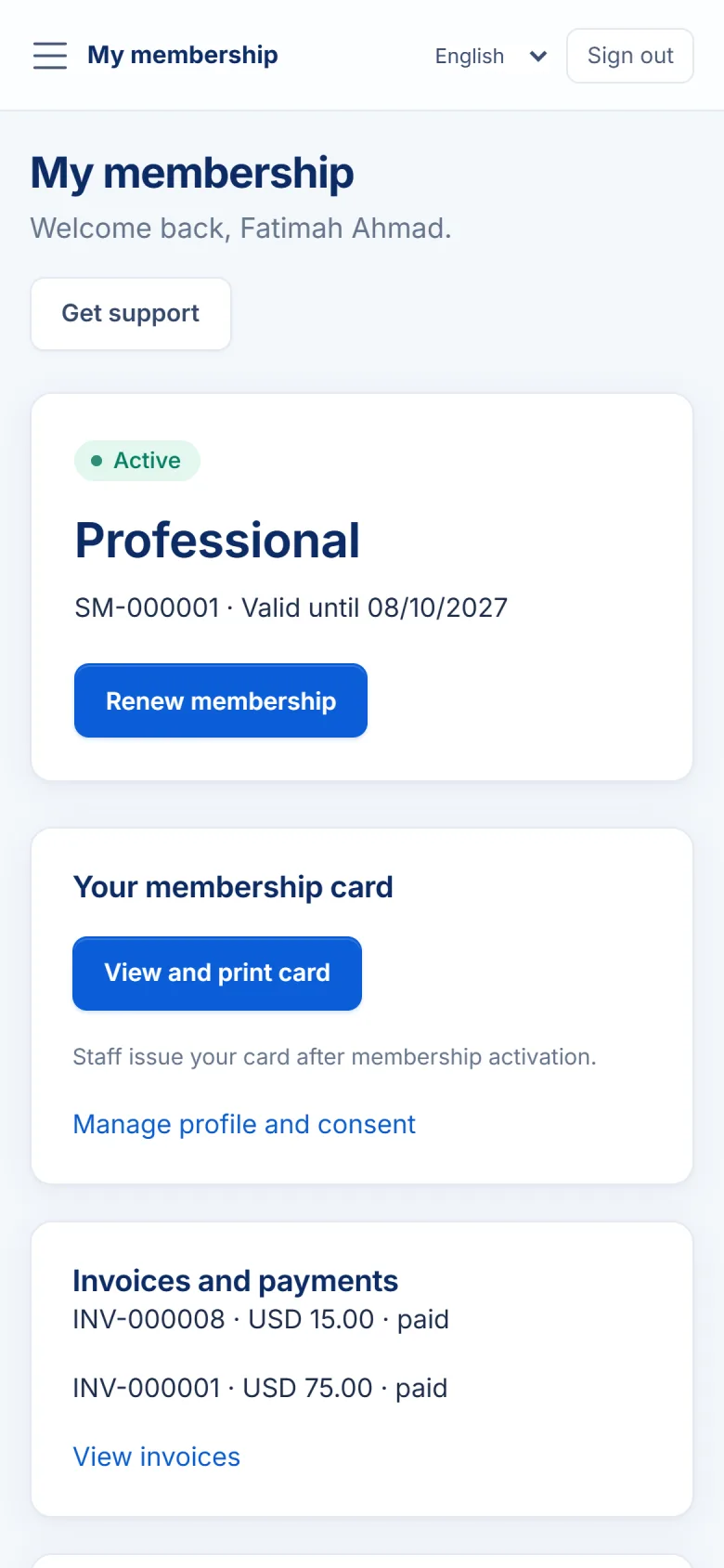 Sakiin Membership Pro: Organisation Membership
