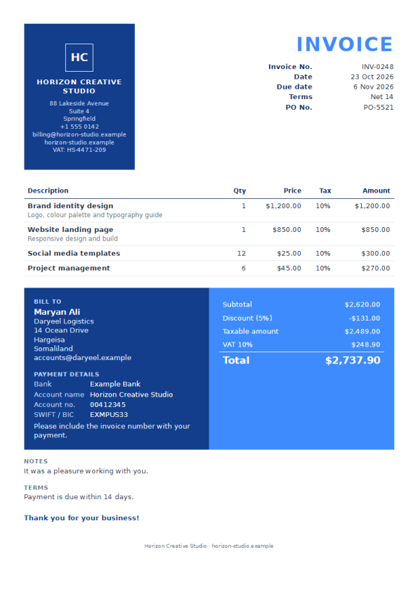 Cobalt Sidebar